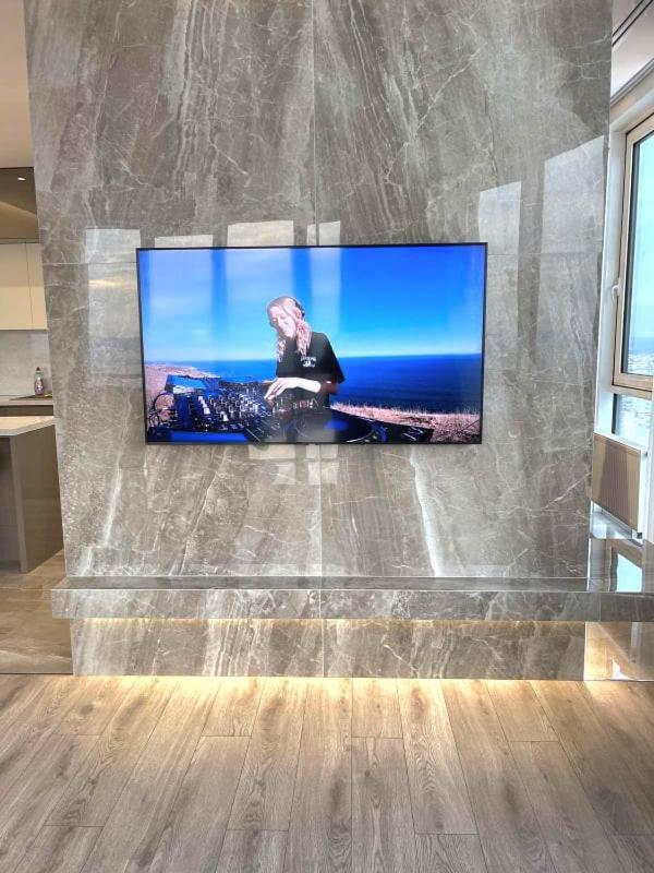 Vip Apartment 120M2 With Panoramic Windows, 22 Floor. Obolon 키예프 외부 사진