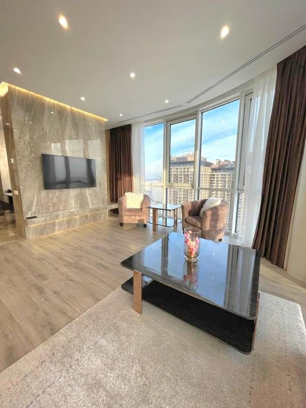 Vip Apartment 120M2 With Panoramic Windows, 22 Floor. Obolon 키예프 외부 사진